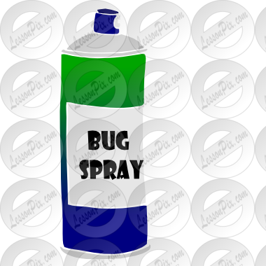 Spray Stencil For Classroom   Therapy Use   Great Bug Spray Clipart