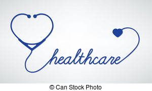 Stethoscope With Heart Vector Clip Art