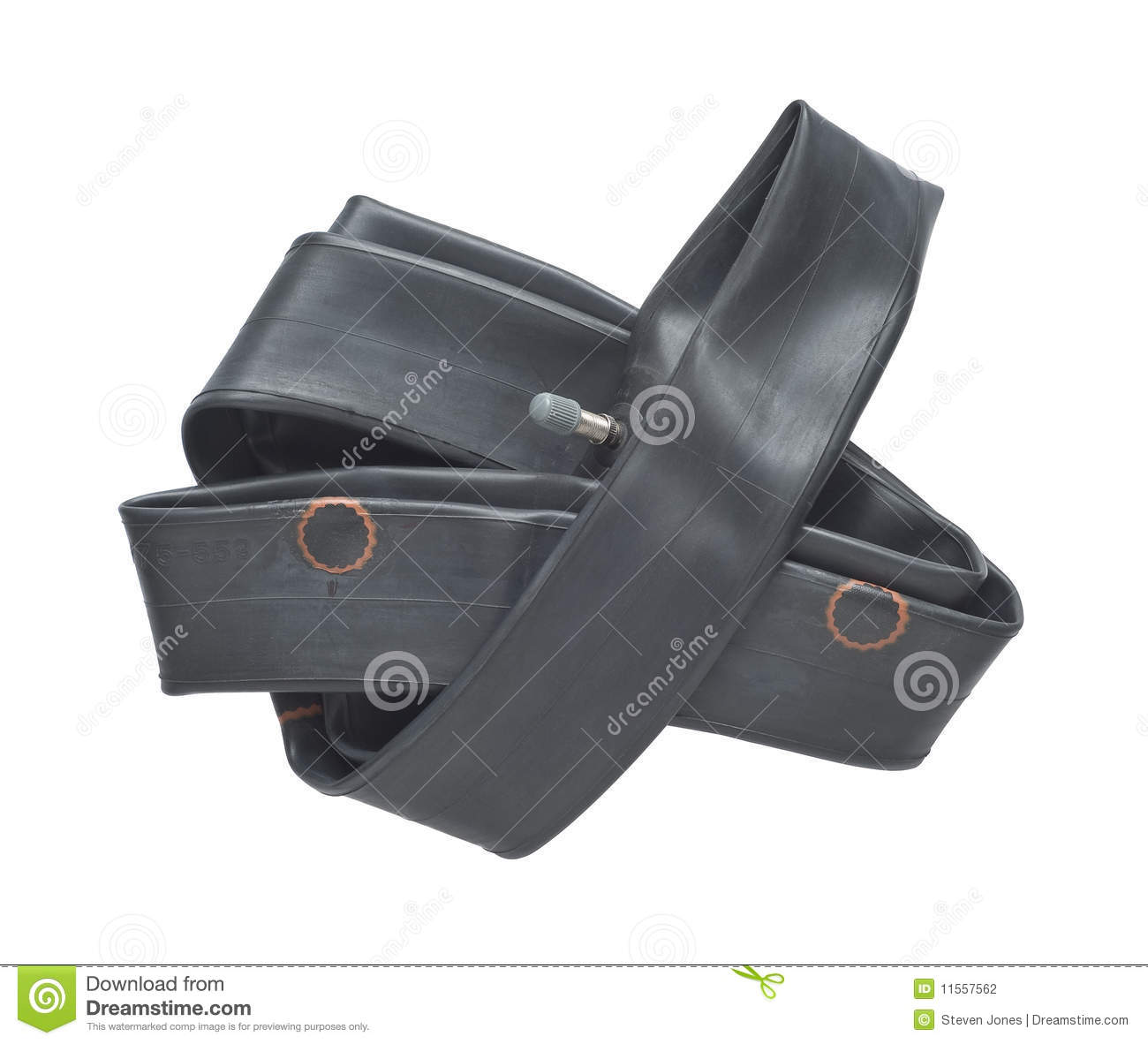 Tire Tube With Patches Stock Photography   Image  11557562