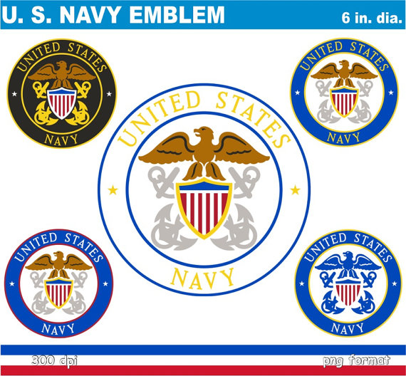 Us Navy Logo Clip Art Digital Clipart U S  Navy