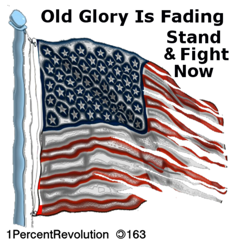 163 Old Glory Fading Clipart