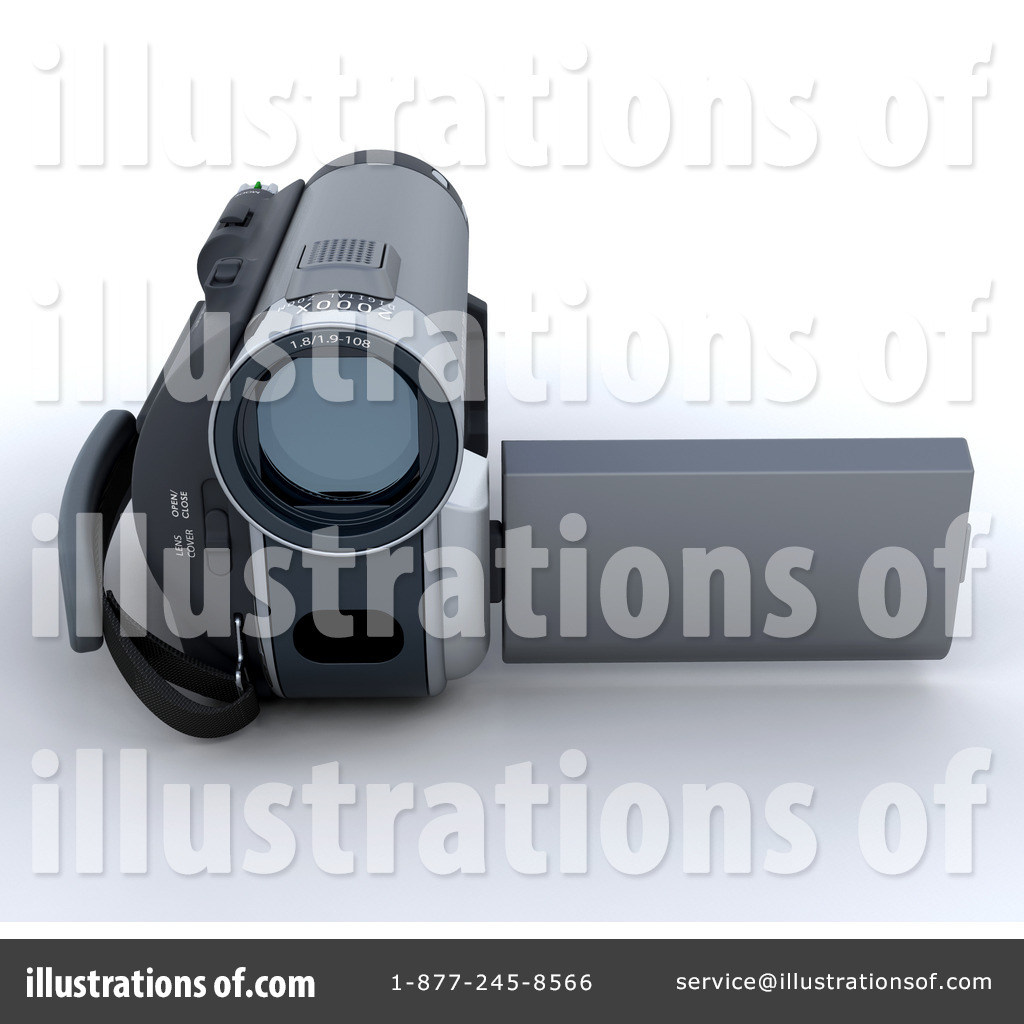 Camcorder Clipart  46759 By Kj Pargeter   Royalty Free  Rf  Stock