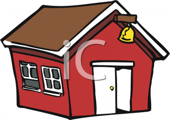 Clipart Picture Of A Little Red School House