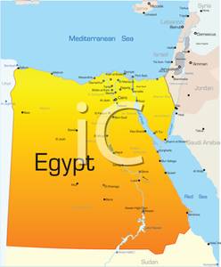 Egypt Map Clipart