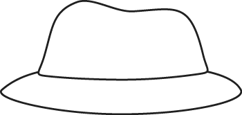 Hat Clipart Black And White   Clipart Panda   Free Clipart Images