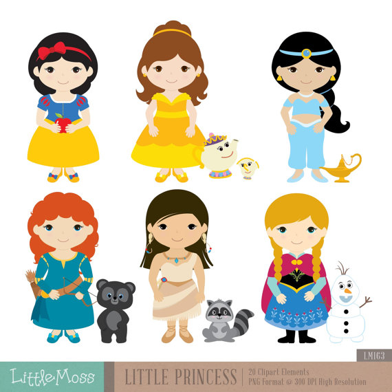 Little Princess Digital Clipart 2