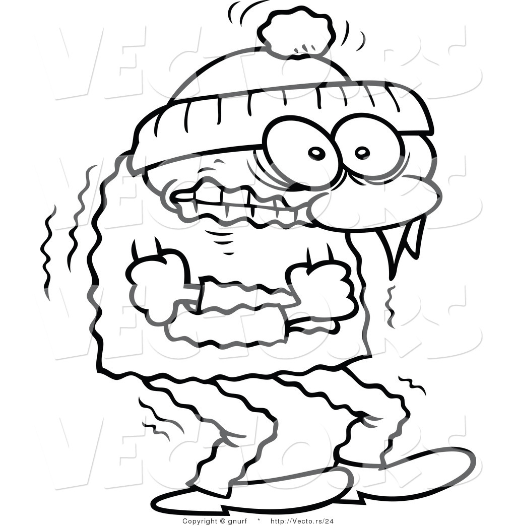 Royalty Free Shivering Stock Clipart Illustrations