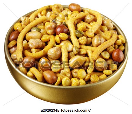 Stock Image   Indian Bombay Mix Snack Cut Out  Fotosearch   Search