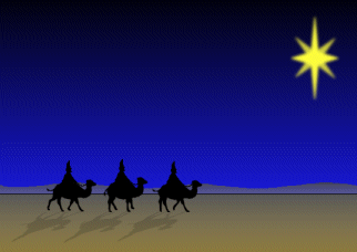 The Tree Kings Follow The Holy Star On Their Trip To Bethlehem