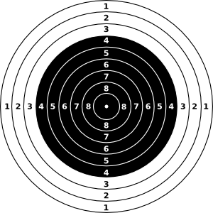 Air Rifle Target Clip Art At Clker Com   Vector Clip Art Online