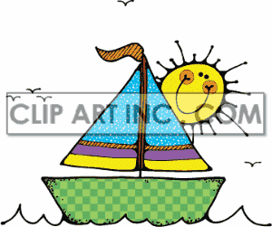 Country Style Sailboat Sail Boat Boats Water Sailing Sunshine