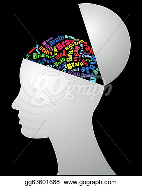 Eps Illustration   Open Brain  Vector Clipart Gg63601688   Gograph