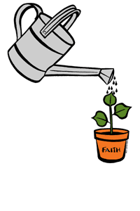 Free Lds Faith When Watered It Will Grow Clipart