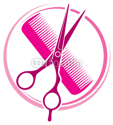 Haircut Or Hair Salon Symbol Stock Image And Royalty Free Vector