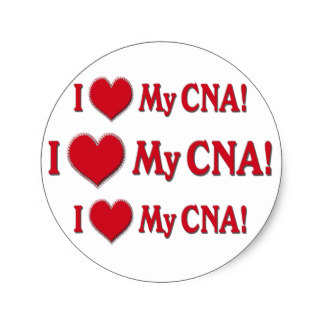 Heart Love My Cna Certified Nurse Assistant Sticker