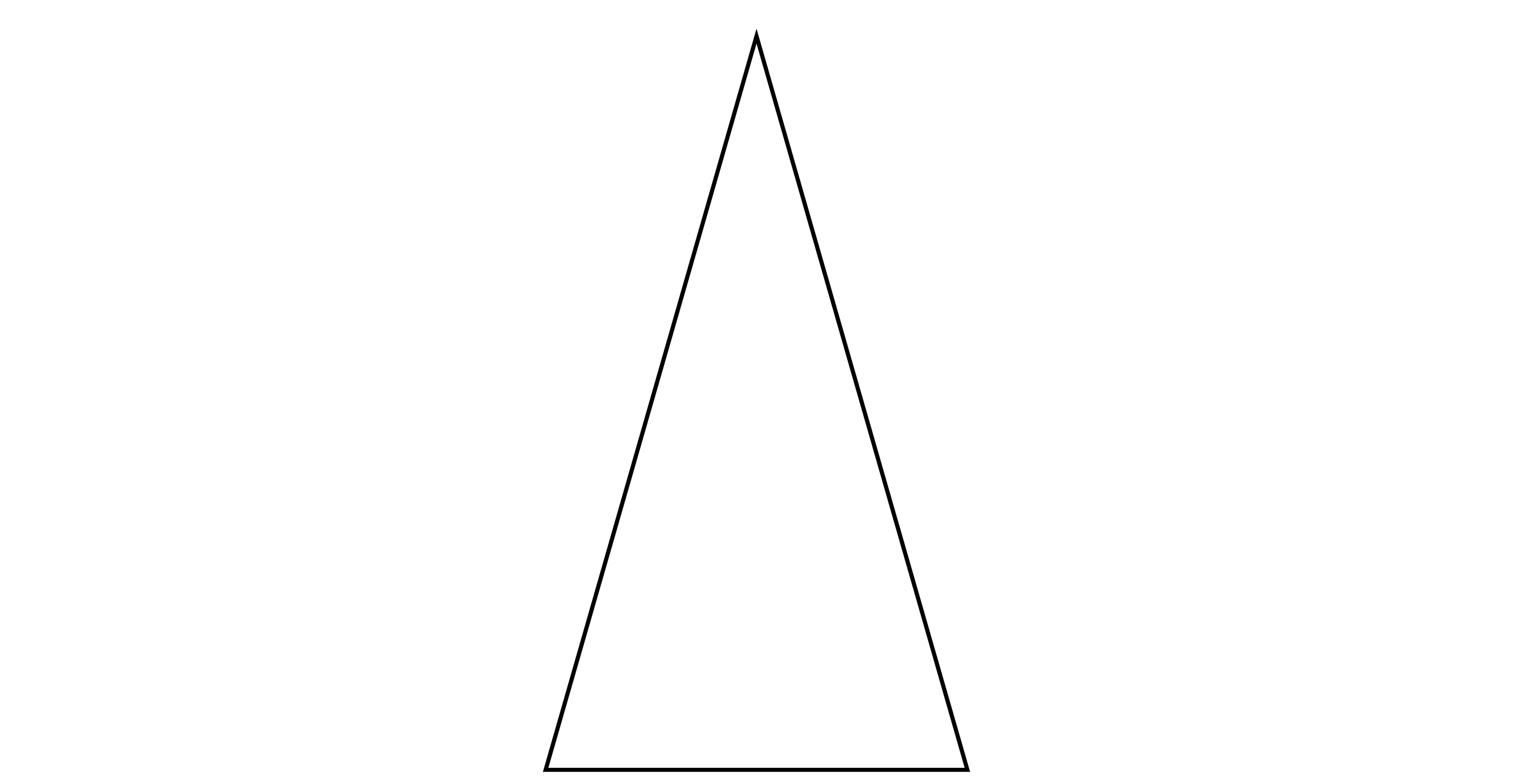 Isosceles Triangle Degrees 32 74 74   Clipart Etc