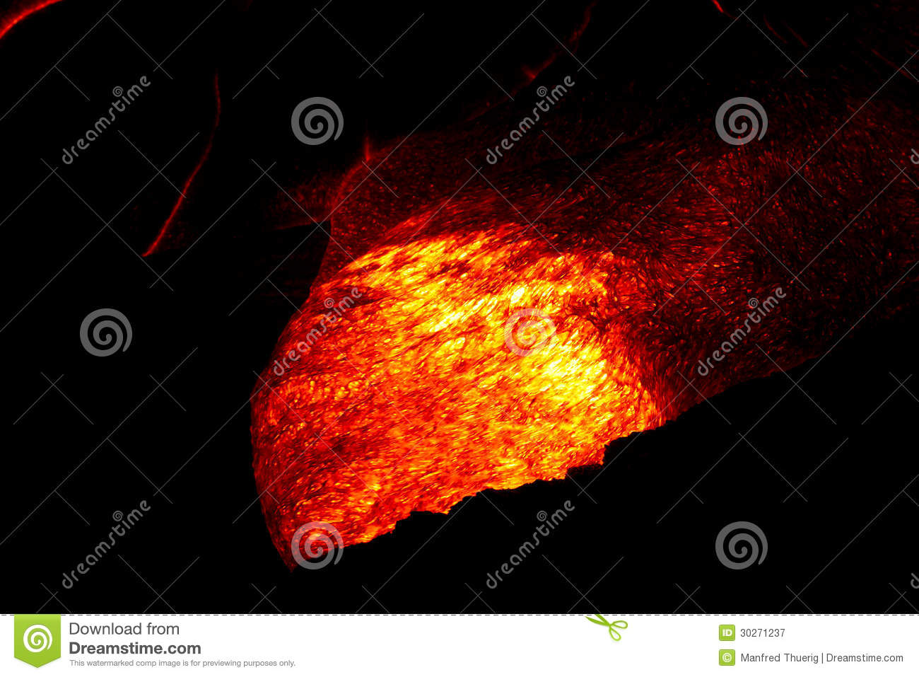 Lava Flow Royalty Free Stock Photography   Image  30271237
