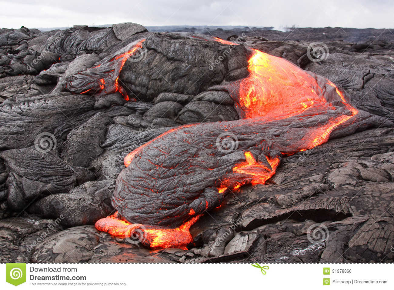 Lava Flow Stock Photo   Image  31378860