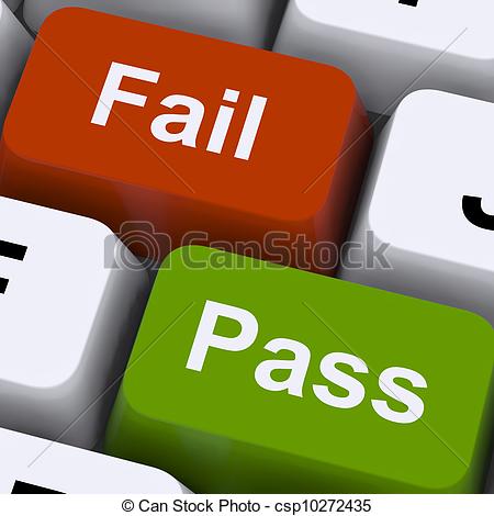Or Fail Keys To Show Exam Or Test Results Csp10272435   Search Clipart