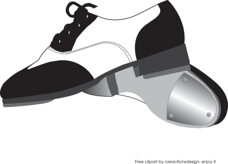 Tap Shoe Clip Art Tap Shoes Vector Logo Preview