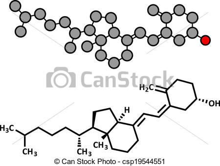 Vitamin D  D3 Cholecalciferol Toxiferol  Molecule  Stylized 2d