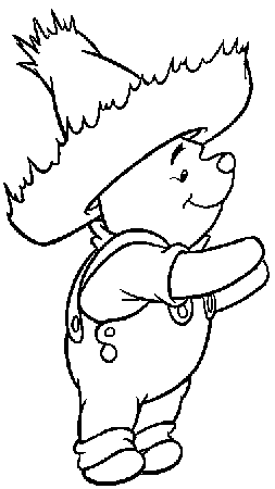 Winnie Pooh Bear Cub Clipart
