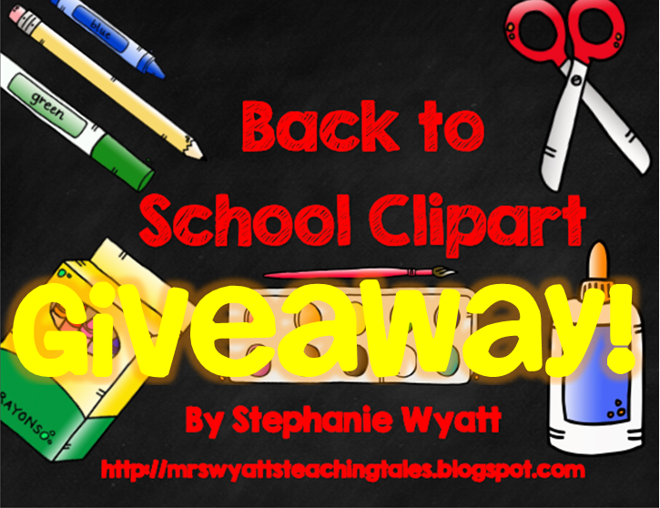 Am Giving Away My Back To School Clipart Pack