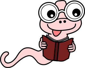 Book Worm Clipart