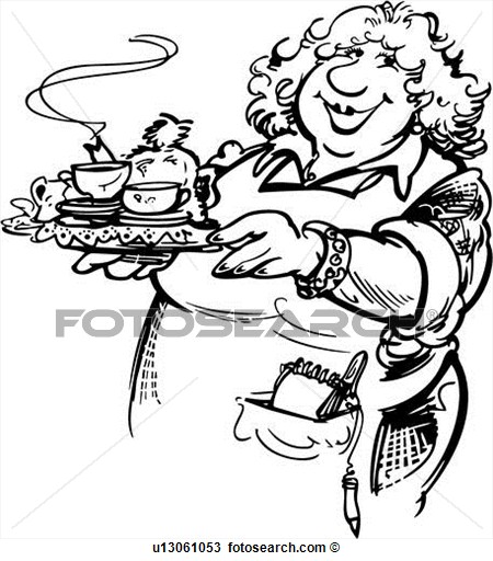 Clipart    Cafe Diner Female Food Lady People Restaurant