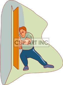 Man Guy People Door Doors Push Pushing Pushing300 Gif Clip Art People