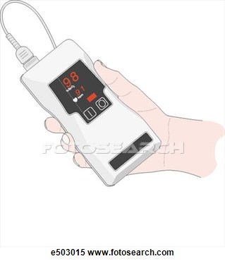 Of One Type Of Handheld Pulse Oximeter Used To Measure Spo2 And Pulse