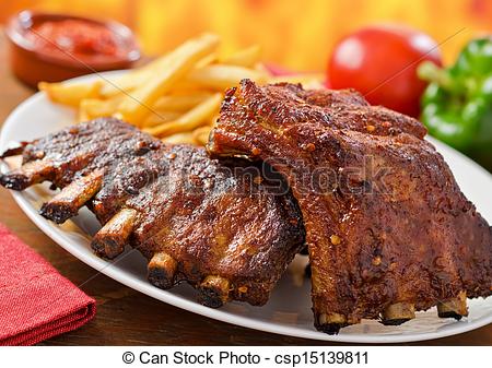 Photography Of Pork Baby Back Ribs   Barbecued Pork Baby Back Ribs    