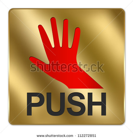Push Door Clipart For Push To Open The Door