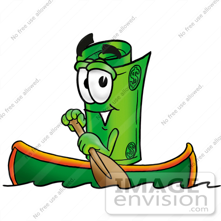 Rowing A Boat    24741 By Toons4biz   Royalty Free Stock Cliparts