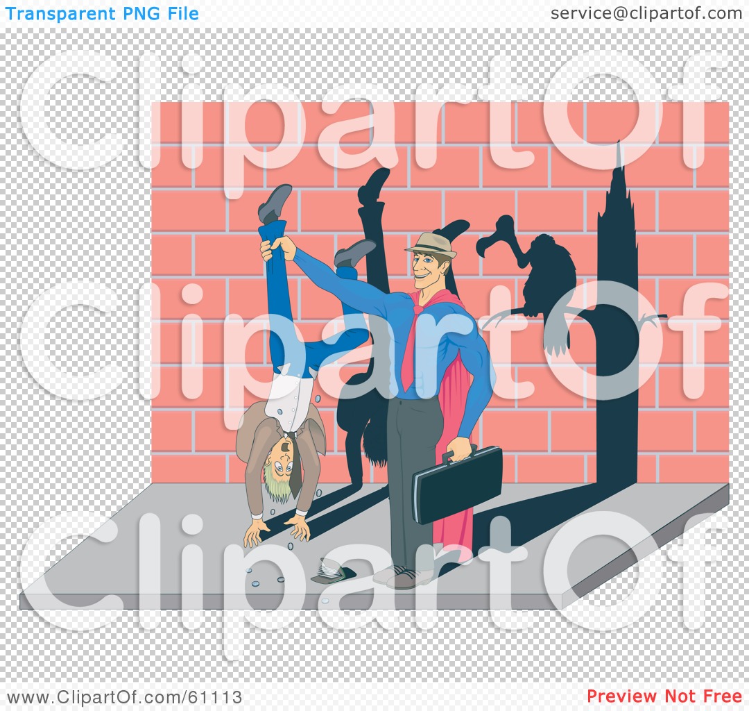 Royalty Free  Rf  Clipart Illustration Of A Super Irs Agent With A