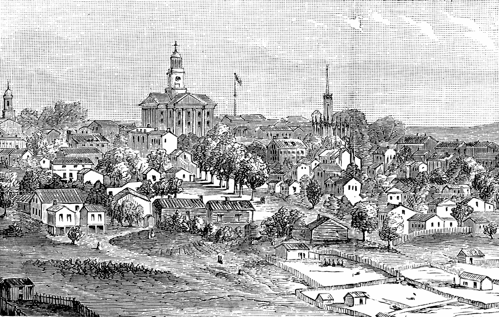Vicksburg During The Civil War   Clipart Etc