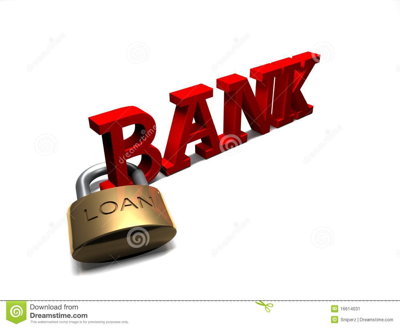 Bank Loan Stock Image   Image  16614031