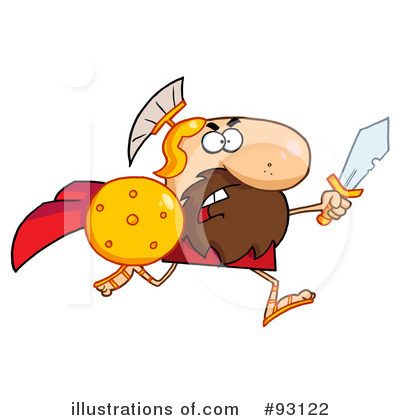Gladiator Clipart  93122   Illustration By Hit Toon
