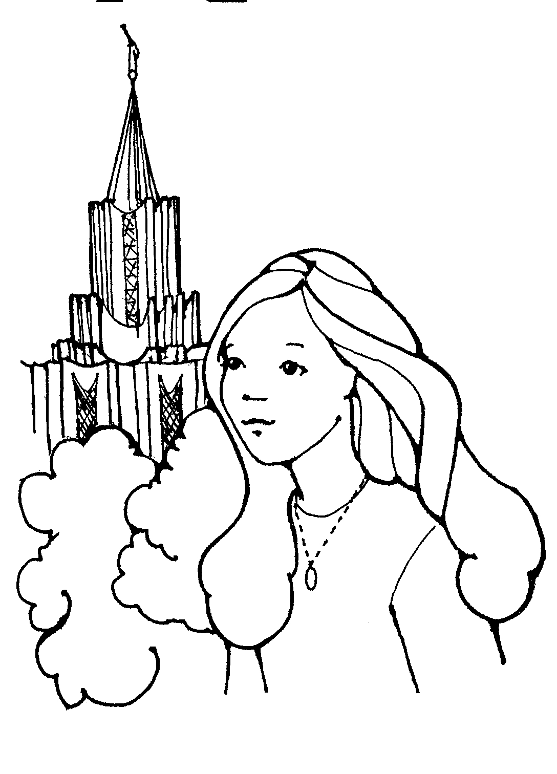 Lds Temple Marriage Clipart Cg Young Woman At Temple