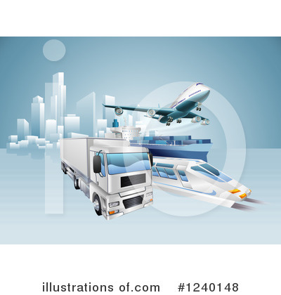 Logistics Clipart  1240148 By Geo Images   Royalty Free  Rf  Stock