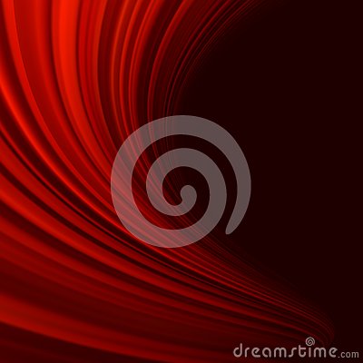 Red Smooth Twist Light Lines Background  Eps 10 Vector File Included