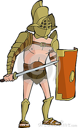 Roman Gladiator Clipart Roman Gladiator White