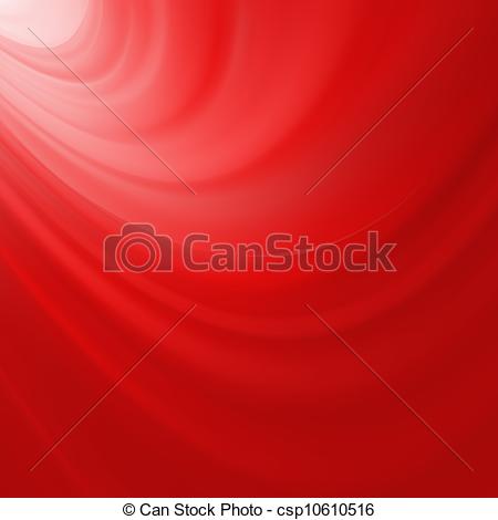 Vector Clip Art Of Red Smooth Twist Light Lines Background Eps 8