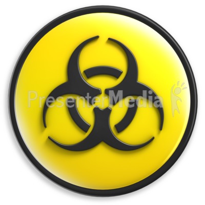 Biohazard Symbol Button   Signs And Symbols   Great Clipart For