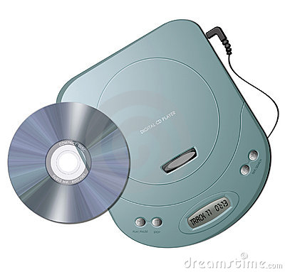 Cd Player Clipart Portable Cd Player Green     