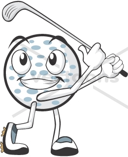 Cute Golf Ball Golfer Cartoon   Others   Buy Clip Art   Buy