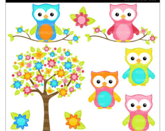 Cute Owl On Tree Clipart Images   Pictures   Becuo