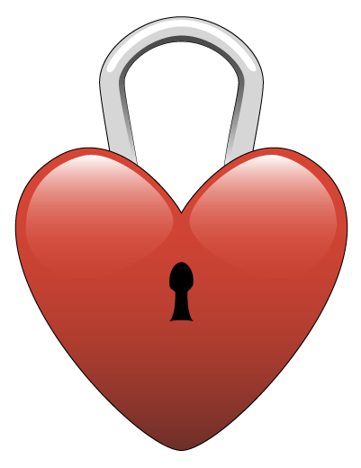Heart Lock And Key Clip Art