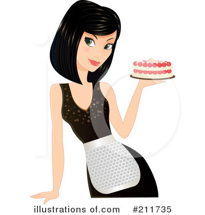 Lady Baker Clipart Royalty Free  Rf  Chef Clipart
