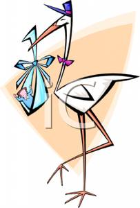 Pin Royalty Free Stork Standing On One Foot Clip Art Image Picture On    